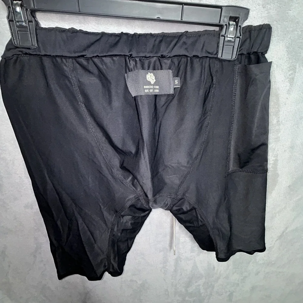 Darc Sport Wolves Shorts  Black Japan x USA Flags Limited Edition 925 /1000 SZ:S